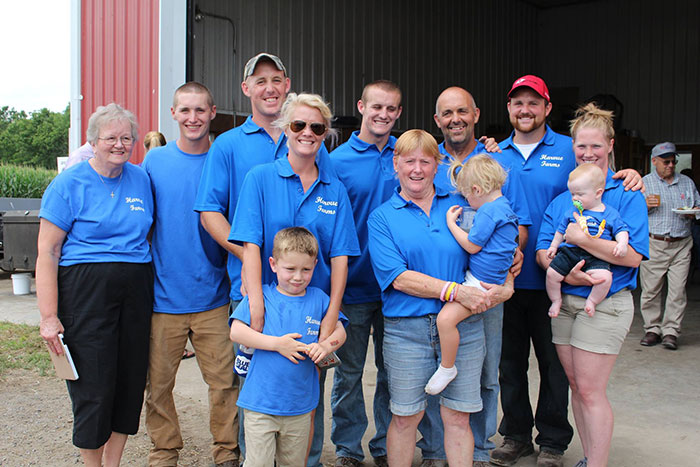 The Hardesty Family,  hosts of Virginia Dairy Expo